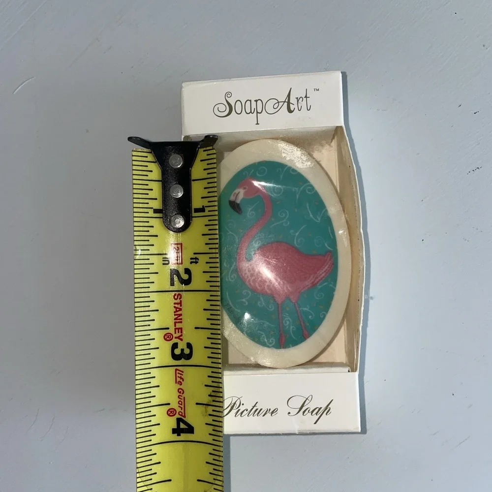 Soap Art Picture Soap‎ Flamingo Tropical Vintage New In Package